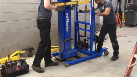 2 post lift service portable lift for equipment service automotive lifts tire changers MPL lift MPL1000